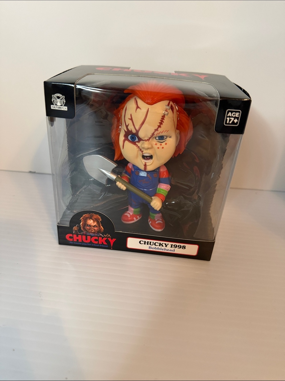 CultureFly Chucky Bobblehead Figure Chucky Franchise Age 17+
